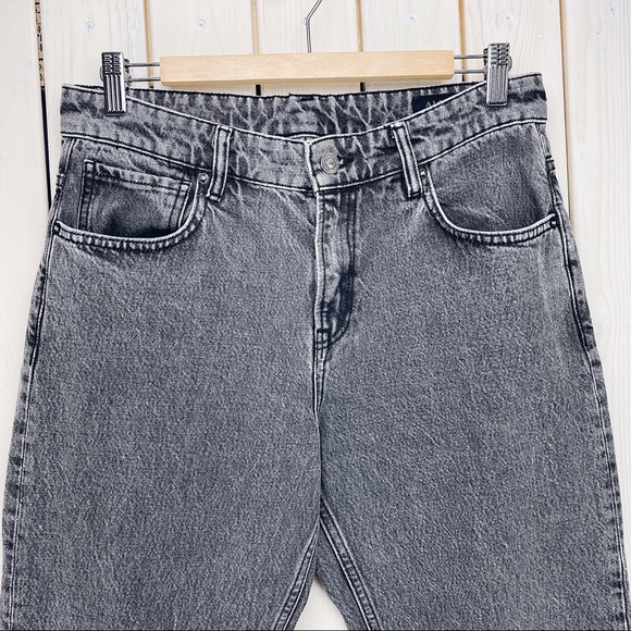 All Saints | Ava Studded Hem Straight Leg HR Jeans - Picture 7 of 15